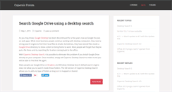 Desktop Screenshot of blog.copernic.com