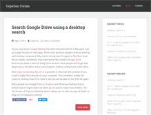 Tablet Screenshot of forum.copernic.com